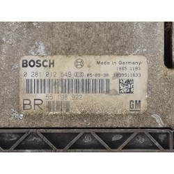 Recambio de centralita motor uce para opel zafira b furgoneta/monovolumen (a05) 1.9 cdti van (m75) referencia OEM IAM 55198922 0