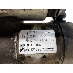 Recambio de motor arranque para fiat punto (199) easy referencia OEM IAM 51890631 S114943A 0986021590