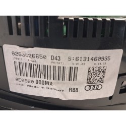 Recambio de cuadro instrumentos para audi a4 b6 (8e2) 1.9 tdi referencia OEM IAM 8E0920900MX 0263626650 