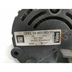 Recambio de alternador para opel astra g berlina club referencia OEM IAM 24463063YH 2542543A 