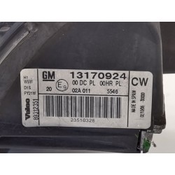 Recambio de faro izquierdo para opel vectra c berlina referencia OEM IAM 13170924  