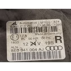 Faro destro Audi A4 B7 (8EC) | Desguace Becerril