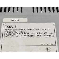 Sistema audio / radio CD 96170A4610CA AM110A4EE | Desguace Becerril