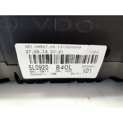 Tableau de bord Skoda Yeti (5L) | Desguace Becerril