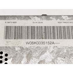 Recambio de sistema audio / radio cd para seat cordoba (6k1, 6k2) 1.0 i referencia OEM IAM 6K0035152A W06K0035152A 