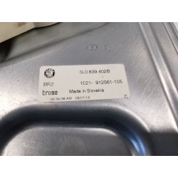 Vidro elétrico traseiro direito Skoda Yeti (5L) | Desguace Becerril