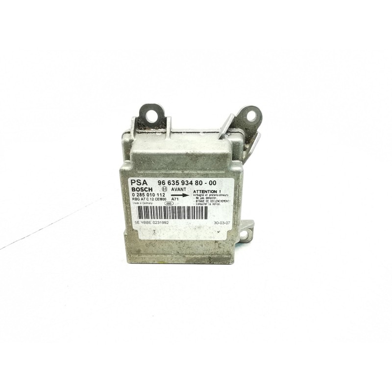 Recambio de centralita airbag para peugeot 207/207+ (wa_, wc_) 1.4 hdi referencia OEM IAM 9663593480 0285010112 