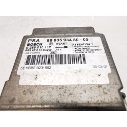 Recambio de centralita airbag para peugeot 207/207+ (wa_, wc_) 1.4 hdi referencia OEM IAM 9663593480 0285010112 