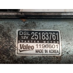 Starter motor Chevrolet Cruze | Becerril Scrap Yard