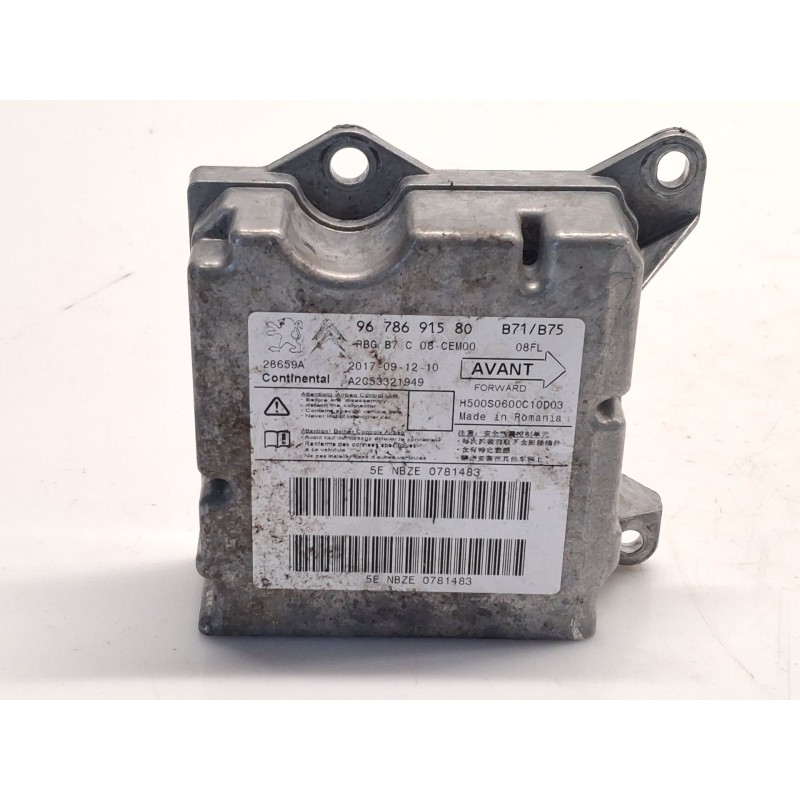 Recambio de centralita airbag para citroën c4 lim. business referencia OEM IAM 9678691580 A2C53321949 