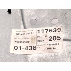 Recambio de elevalunas trasero derecho para volkswagen passat b5 (3b2) 1.8 t referencia OEM IAM 3B5839756 3B5839752AF 