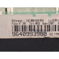 Instrument cluster CITROEN Saxo (S0, S1) | Becerril Scrap Yard