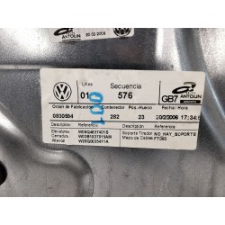 Recambio de elevalunas delantero izquierdo para volkswagen polo iv (9n_, 9a_) 1.4 tdi referencia OEM IAM 6Q4837401S  
