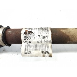 Recambio de transmisión delantera derecha para citroën c4 coupé (la_) 1.6 hdi referencia OEM IAM 9637117880  