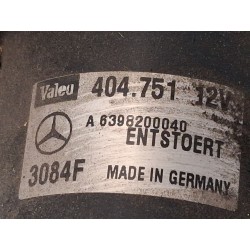 Recambio de motor limpia delantero para mercedes-benz vito / mixto furgoneta (w639) 111 cdi (639.601, 639.603, 639.605) referenc