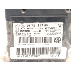 Unité de contrôle airbag Peugeot 3008 I monospace (0U_) | Desguace Becerril