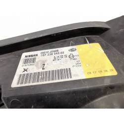 Right headlight Nissan Qashqai I (J10, NJ10) | Becerril Scrap Yard