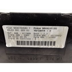 Recambio de bsi para peugeot 307 (3a/c) 2.0 hdi 90 referencia OEM IAM 9636760580D 9644098280 