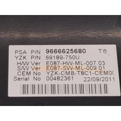 Recambio de cuadro instrumentos para peugeot 5008 (0u_, 0e_) 1.6 hdi referencia OEM IAM 9666625680 69189750U 