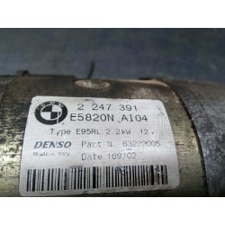 Motore di avviamento BMW X5 (E53) | Desguace Becerril