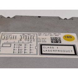 Audio-/CD-Radio-System Volkswagen Golf VI (5K1) | Desguace Becerril