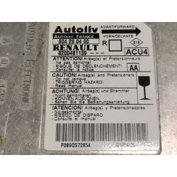 Recambio de centralita airbag para renault scenic ii grand dynamique referencia OEM IAM 604290400 8200481139 
