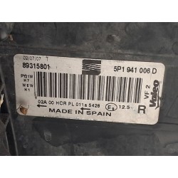 Recambio de faro derecho para seat leon (1p1) 1.9 tdi referencia OEM IAM 5P1941006D  89315801