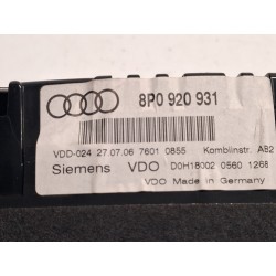 Instrument cluster Audi A3 sportback (8PA) | Becerril Scrap Yard