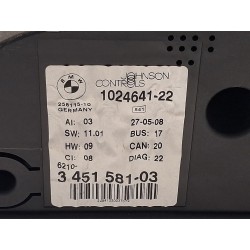 Instrument cluster BMW X3 (E83) | Becerril Scrap Yard