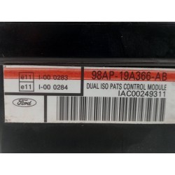 Recambio de centralita inmovilizador para ford fiesta berlina básico referencia OEM IAM 98AP19A366AB 98AP19A366AB 
