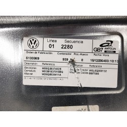 Recambio de elevalunas delantero derecho para volkswagen polo iv (9n_, 9a_) 1.9 sdi referencia OEM IAM 6Q2959801A W06Q4837402H 