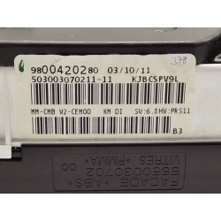 Instrument cluster Peugeot 508 I (8D_) | Becerril Scrap Yard