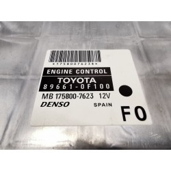 Recambio de centralita motor uce para toyota corolla verso (zer_, zze12_, r1_) 2.2 d-4d (aur10_) referencia OEM IAM 896610F100 M