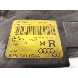 Recambio de faro derecho para audi a3 (8p1) 2.0 fsi referencia OEM IAM 8P0941004A 0301206202 