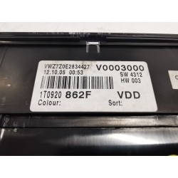 Quadro strumenti Volkswagen Touran (1T1, 1T2) | Desguace Becerril