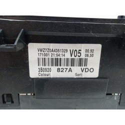 Recambio de cuadro instrumentos para volkswagen passat variant (3b6) advance referencia OEM IAM 3B0920827A  