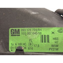 المصباح الضبابي الخلفي الأيمن Opel Astra g hatchback (T98) | Desguace Becerril