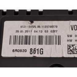 Recambio de cuadro instrumentos para volkswagen polo v (6r1, 6c1) 1.6 tdi referencia OEM IAM 6R0920861G  A2C53428454