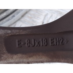 Recambio de juego llantas para bmw x3 (e83) xdrive 20 d referencia OEM IAM 8 X 18 ET 46  