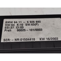 Heater/air conditioning control module BMW X5 (E53) | Becerril Scrap Yard