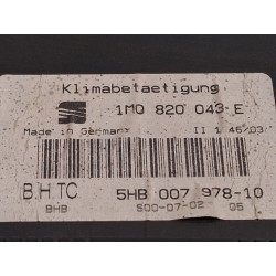 Recambio de mando calefacción / aire acondicionado para seat leon (1m1) 1.9 tdi referencia OEM IAM 1M0820043E 5HB00797810 