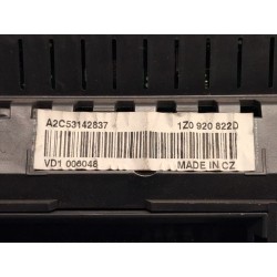 Recambio de cuadro instrumentos para skoda octavia ii (1z3) 1.9 tdi referencia OEM IAM 1Z0920822D  A2C53142837