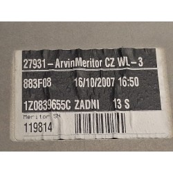 صفيف نافذة الزجاج الأمامي الخلفي الأيسر Skoda Octavia II (1Z3) | Desguace Becerril