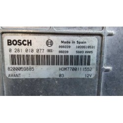 Recambio de centralita motor uce para renault megane i scenic (ja0) 1.9 d kaleido referencia OEM IAM 8200059885 0281010077 77001