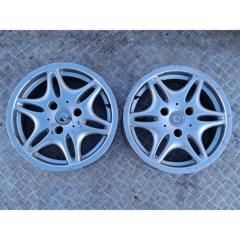 Recambio de juego llantas para smart coupe edition blackbeat referencia OEM IAM 5.5 X 15 ET 1  