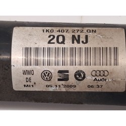 Recambio de transmisión delantera derecha para volkswagen passat b6 (3c2) 2.0 tdi referencia OEM IAM 5Q0407272FF  1K0407272QN