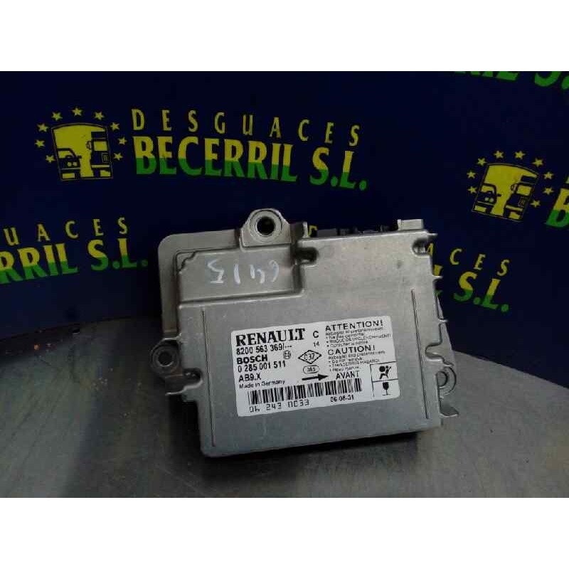 Recambio de centralita airbag para renault clio iii confort expression referencia OEM IAM 8200563369 0285001511 062430033 Recambio de centralita airbag para renault clio iii confort expression referencia OEM IAM 8200563369 0285001511 062430033