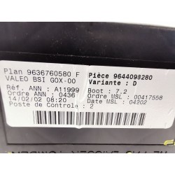 Recambio de bsi para peugeot 307 (3a/c) 2.0 hdi 110 referencia OEM IAM 9644098280 9636760580 00417558