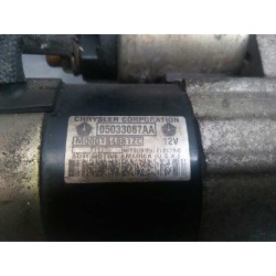 Recambio de motor arranque para chrysler pt cruiser (pt) 2.0 custo limited referencia OEM IAM 05033067AA  