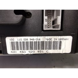 Recambio de cuadro instrumentos para audi a4 b5 avant (8d5) 1.8 t referencia OEM IAM 4B0920931 110008947 
